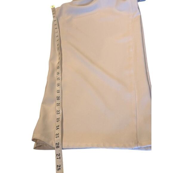 Zara Womens Cream Sleeveless Jumpsuit With Belt & Button Detail Size L - Picture 10 of 16